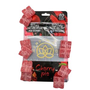 Delta-9 THC Gummies – 300mg – Cherry Pie