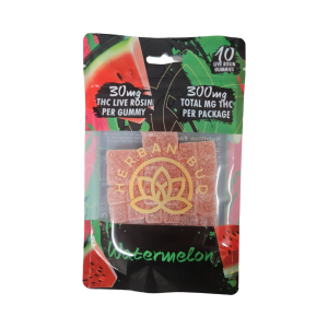 Delta-9 THC Gummies – 300mg – Watermelon